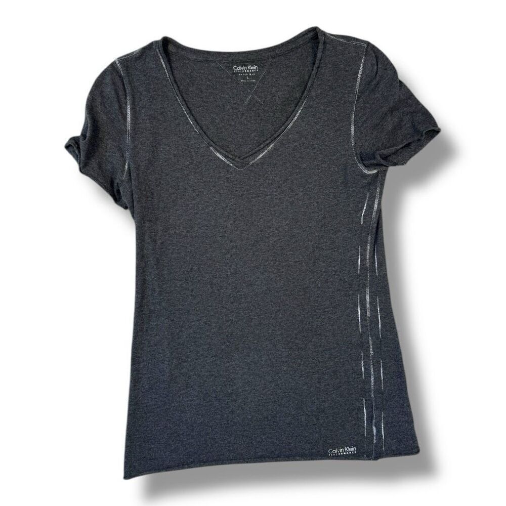 Calvin Klein Fitted V-neck Sz S